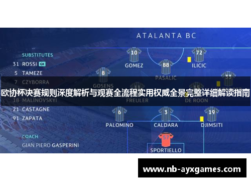 欧协杯决赛规则深度解析与观赛全流程实用权威全景完整详细解读指南 欧协杯决赛规则深度解析与观赛全流程实用权威全景完整详细解读指南